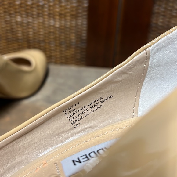 Steve Madden Unityy Blush Leather Patent Heels NWOT - Picture 14 of 14